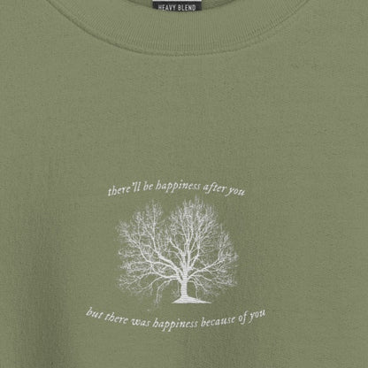 happiness - Embroidered Crew Neck