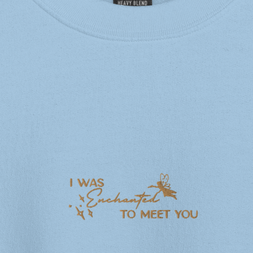 Enchanted - Embroidered Crew Neck