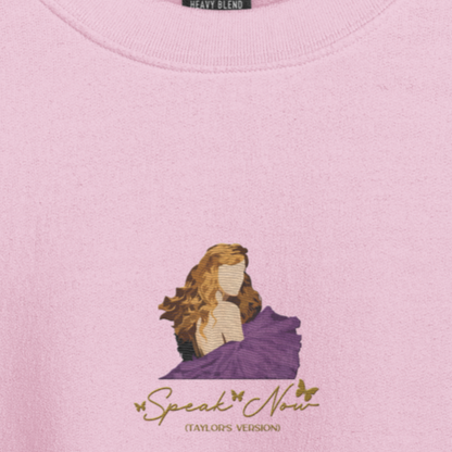 Speak Now TV Album Cover - Embroidered Crew Neck