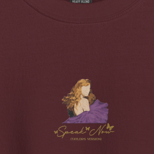 Speak Now TV Album Cover - Embroidered Crew Neck