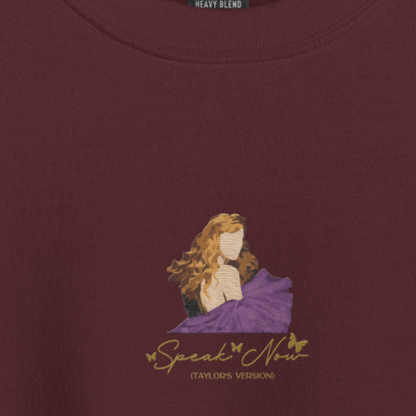 Speak Now TV Album Cover - Embroidered Crew Neck