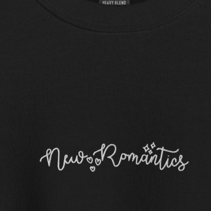 New Romantics - White Thread Embroidery Crew Neck