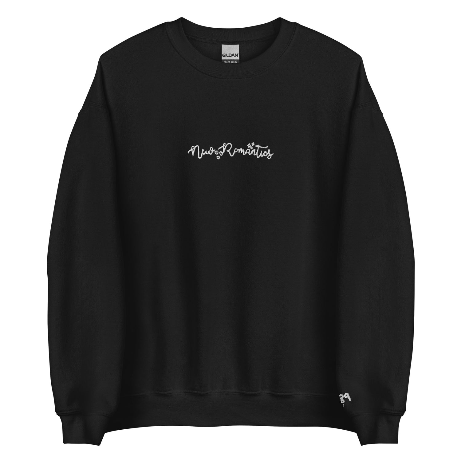New Romantics - White Thread Embroidery Crew Neck