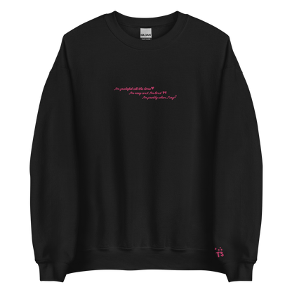 grateful all the time - Embroidered Crew Neck