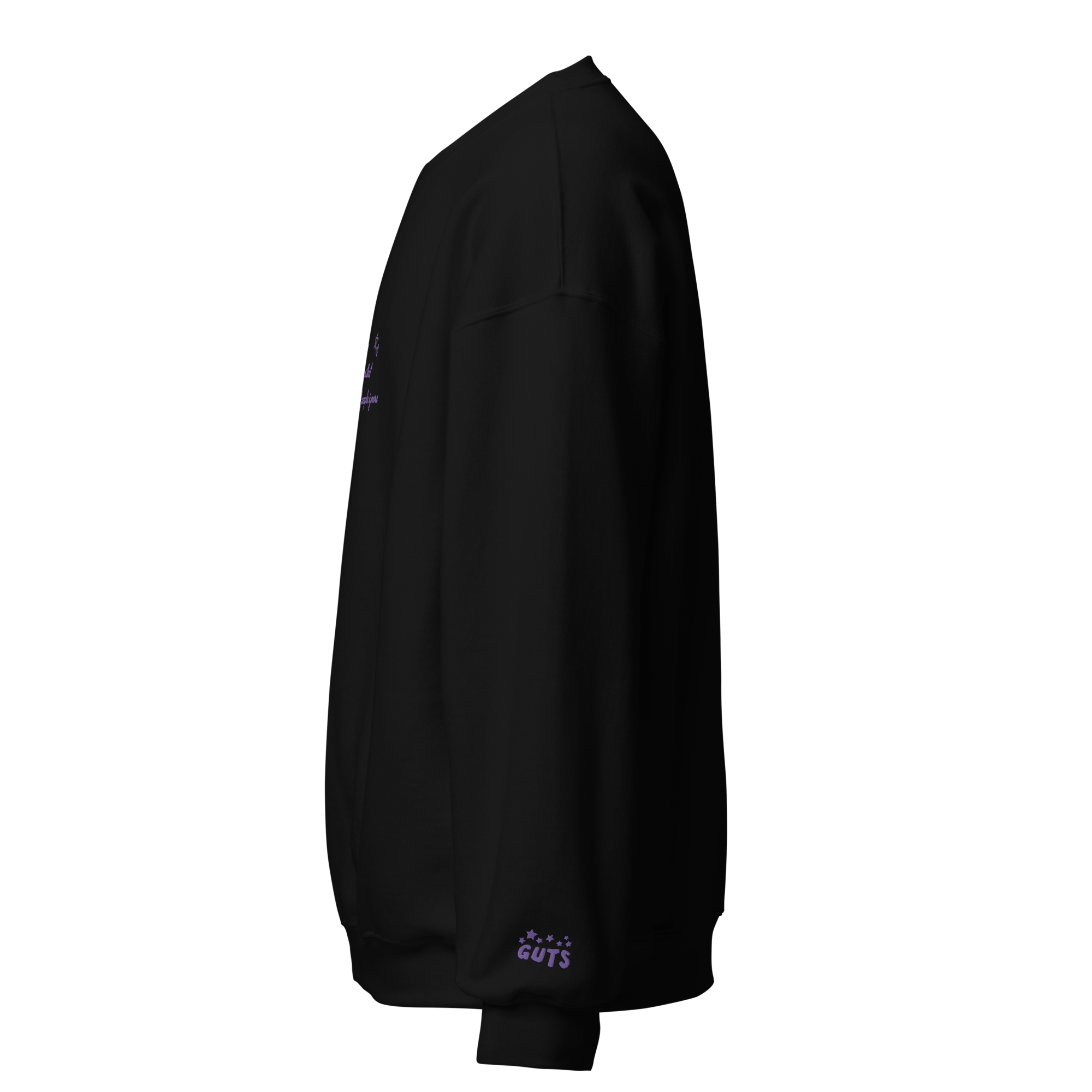 i pay attention to things - Embroidered Crew Neck