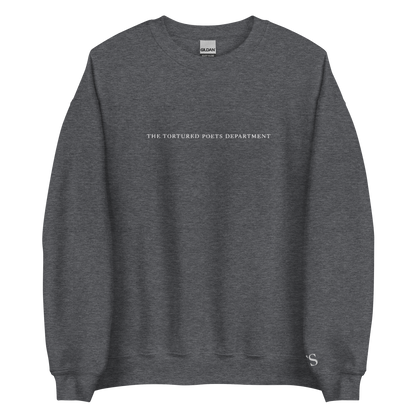 The Tortured Poets Department - Embroidered Crew Neck