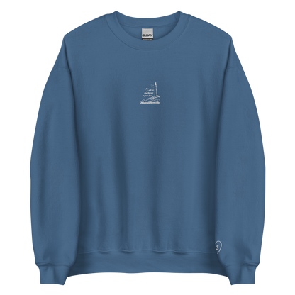 Salt Air - Embroidered Crew Neck