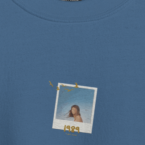 1989 TV Album Polaroid - Embroidered Crew Neck