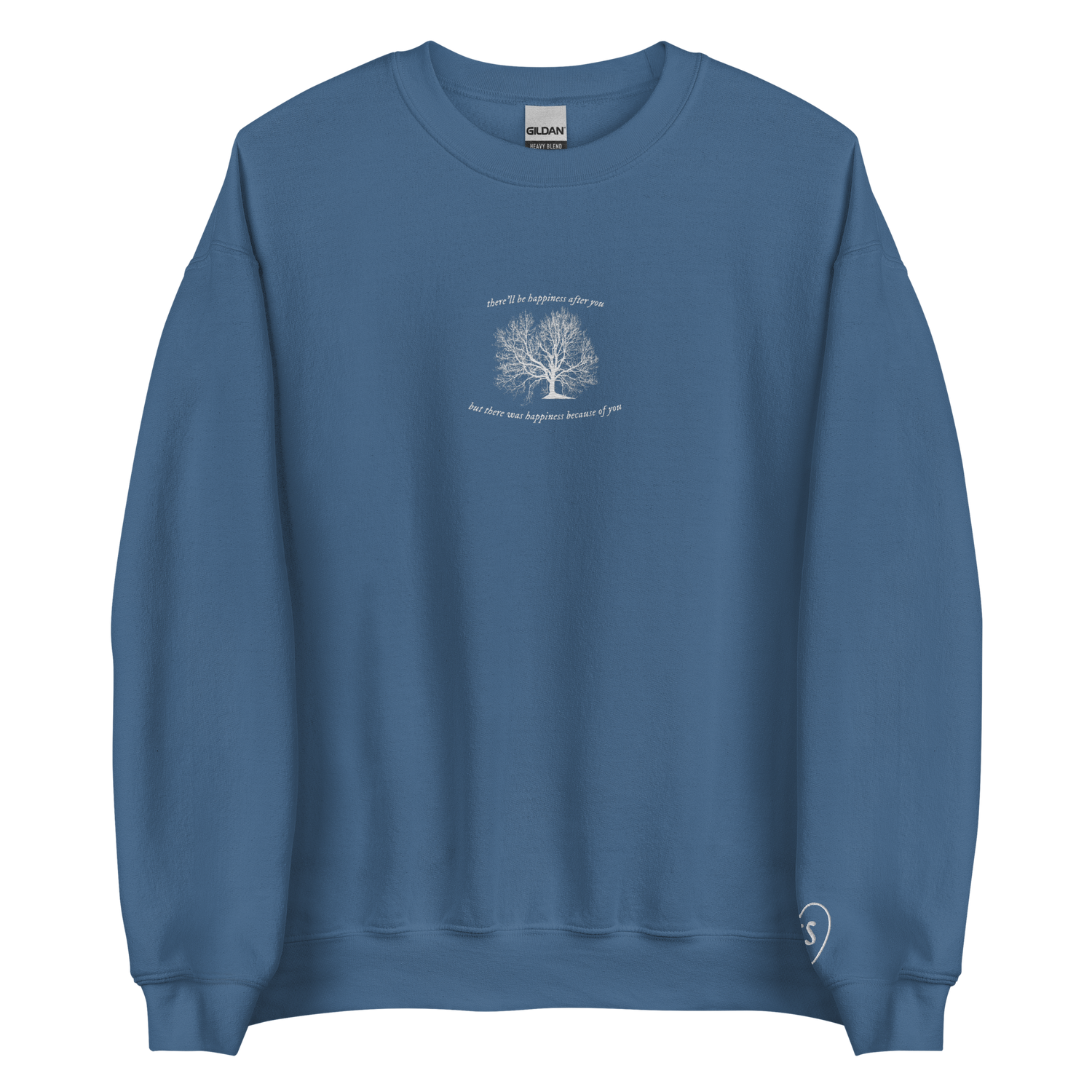 happiness - Embroidered Crew Neck