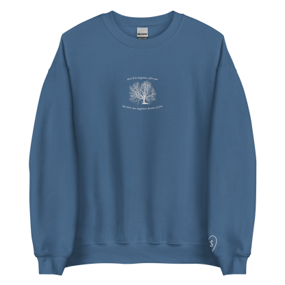happiness - Embroidered Crew Neck