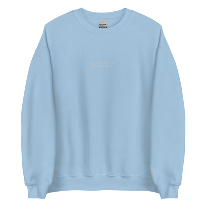 You Drew Stars Around My Scars - Embroidered Crew Neck