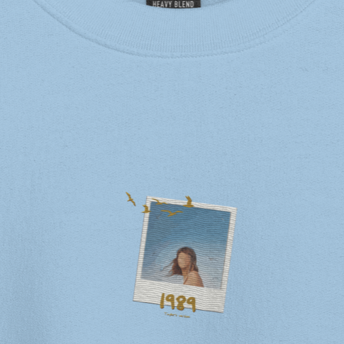 1989 TV Album Polaroid - Embroidered Crew Neck