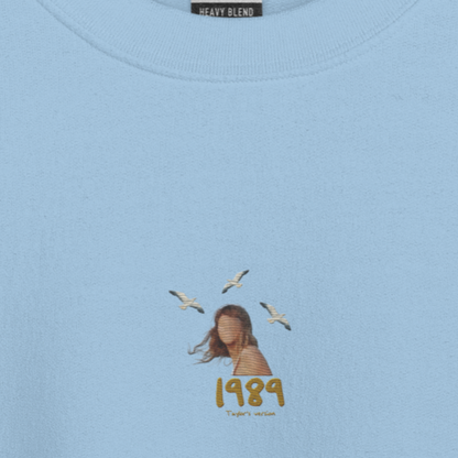1989 TV Album Cover - Embroidered Crew Neck