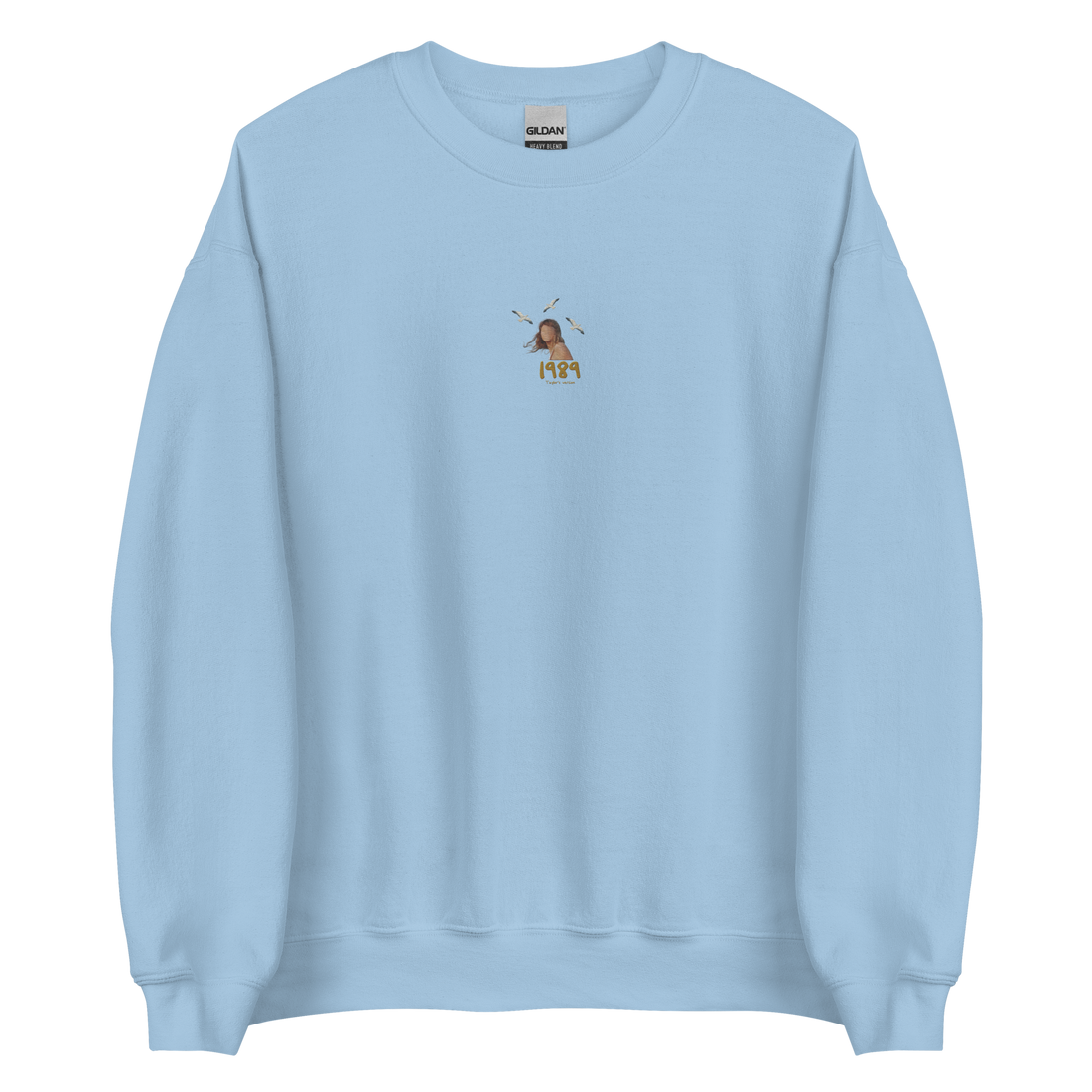 1989 TV Album Cover - Embroidered Crew Neck