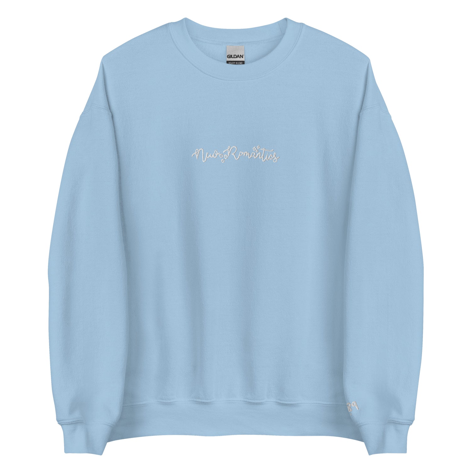 New Romantics - White Thread Embroidery Crew Neck