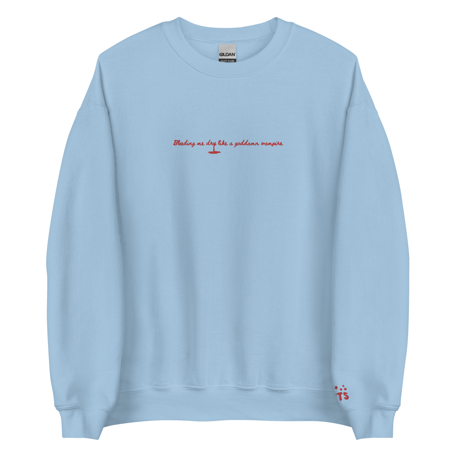 vampire - Embroidered Crew Neck