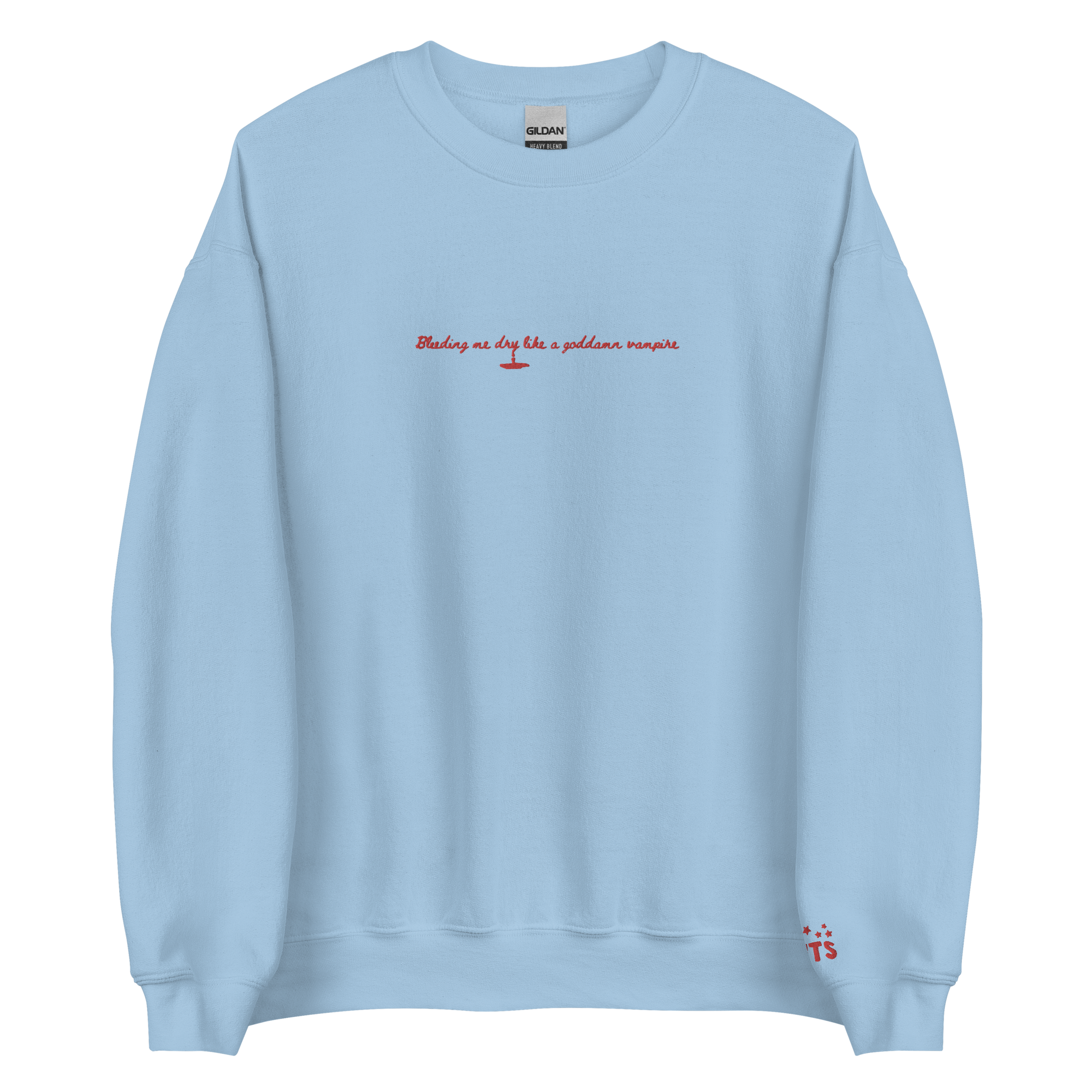 vampire - Embroidered Crew Neck