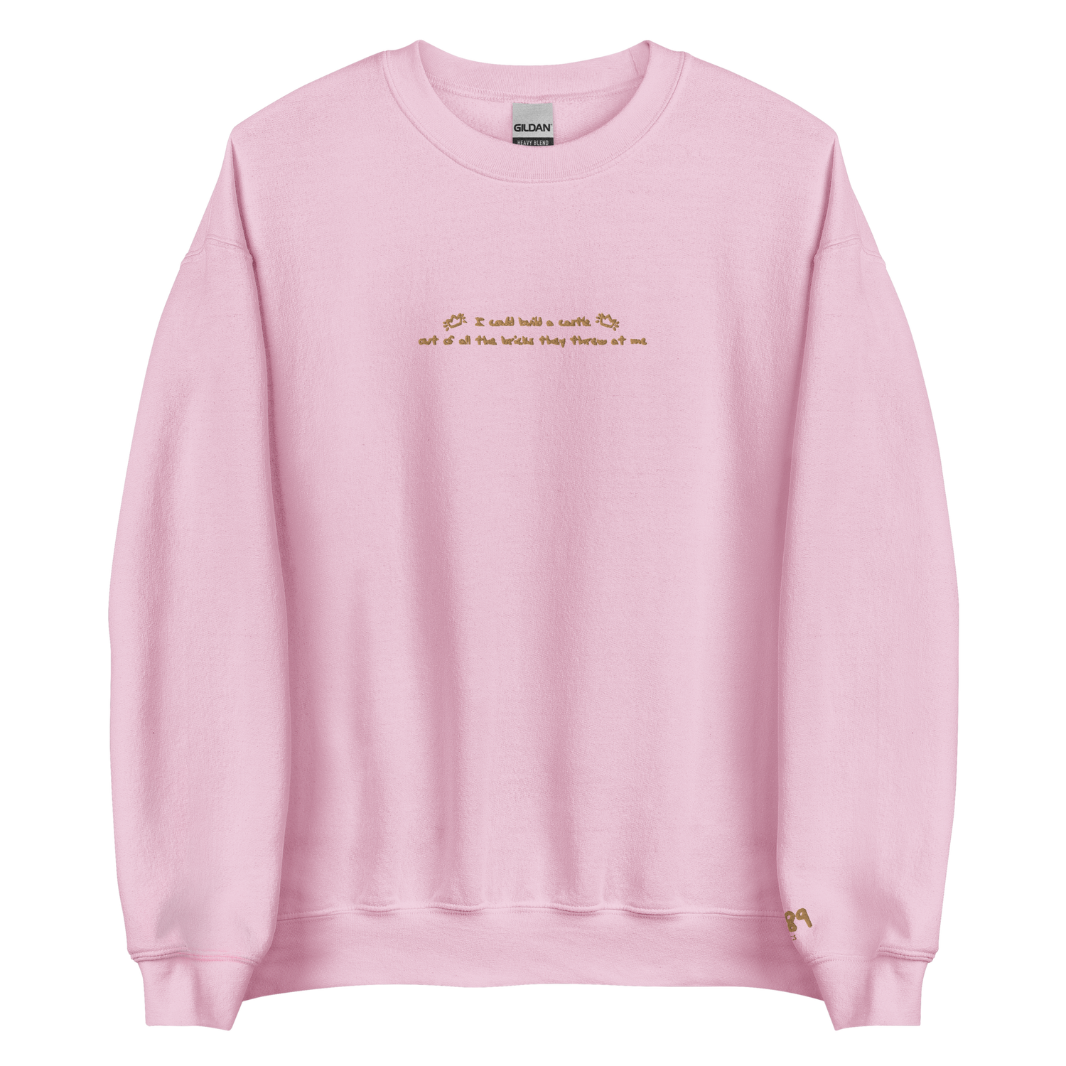 I Could Build a Castle - Embroidered Crew Neck