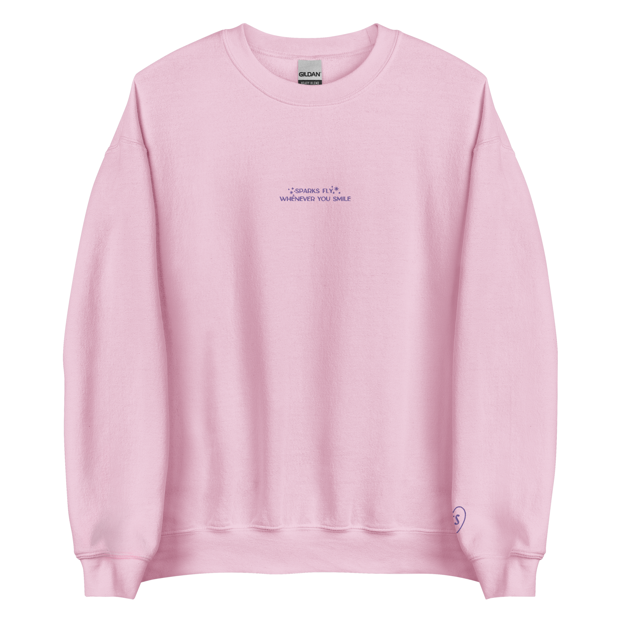 Sparks Fly - Embroidered Crew Neck