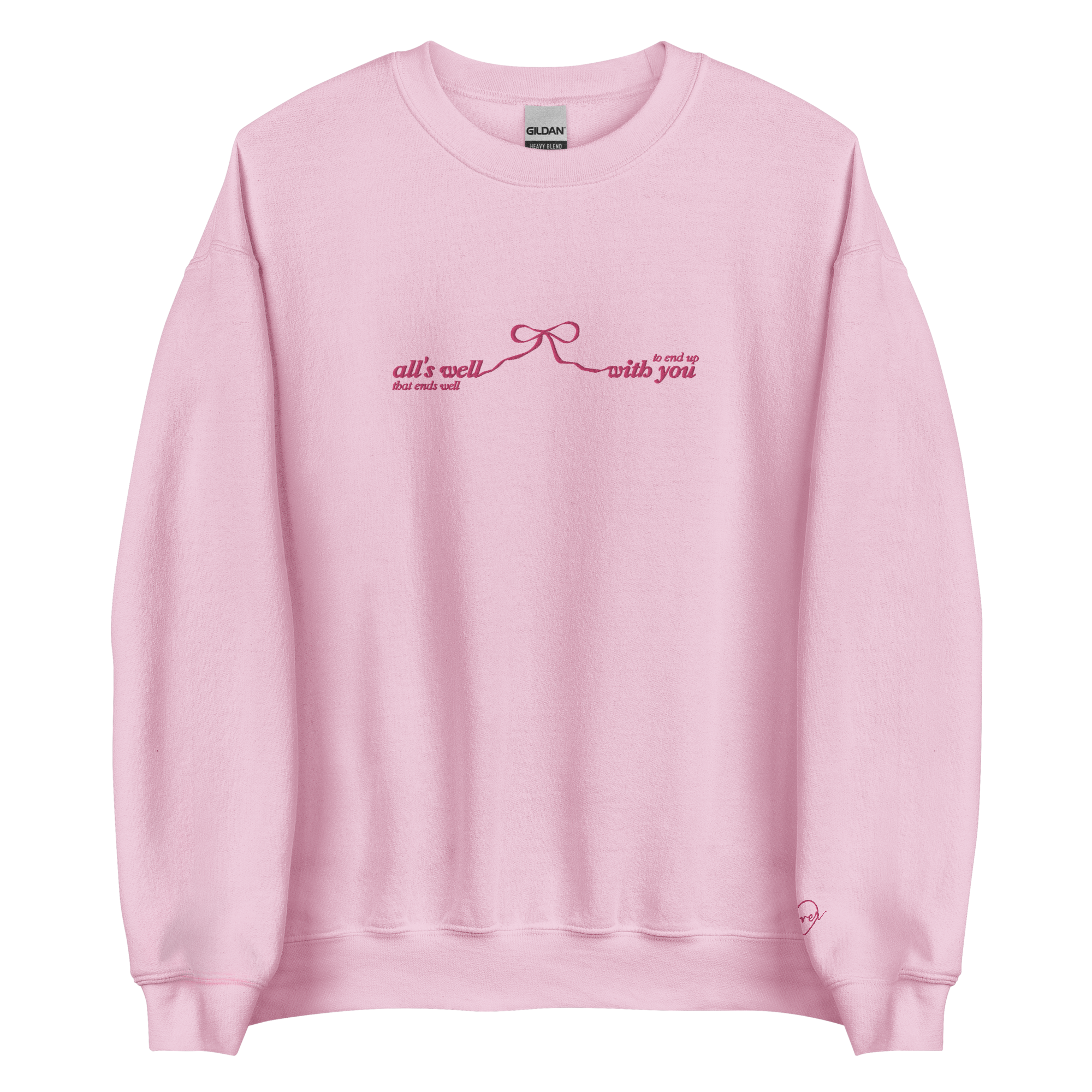 All’s Well That Ends Well - Embroidered Crew Neck