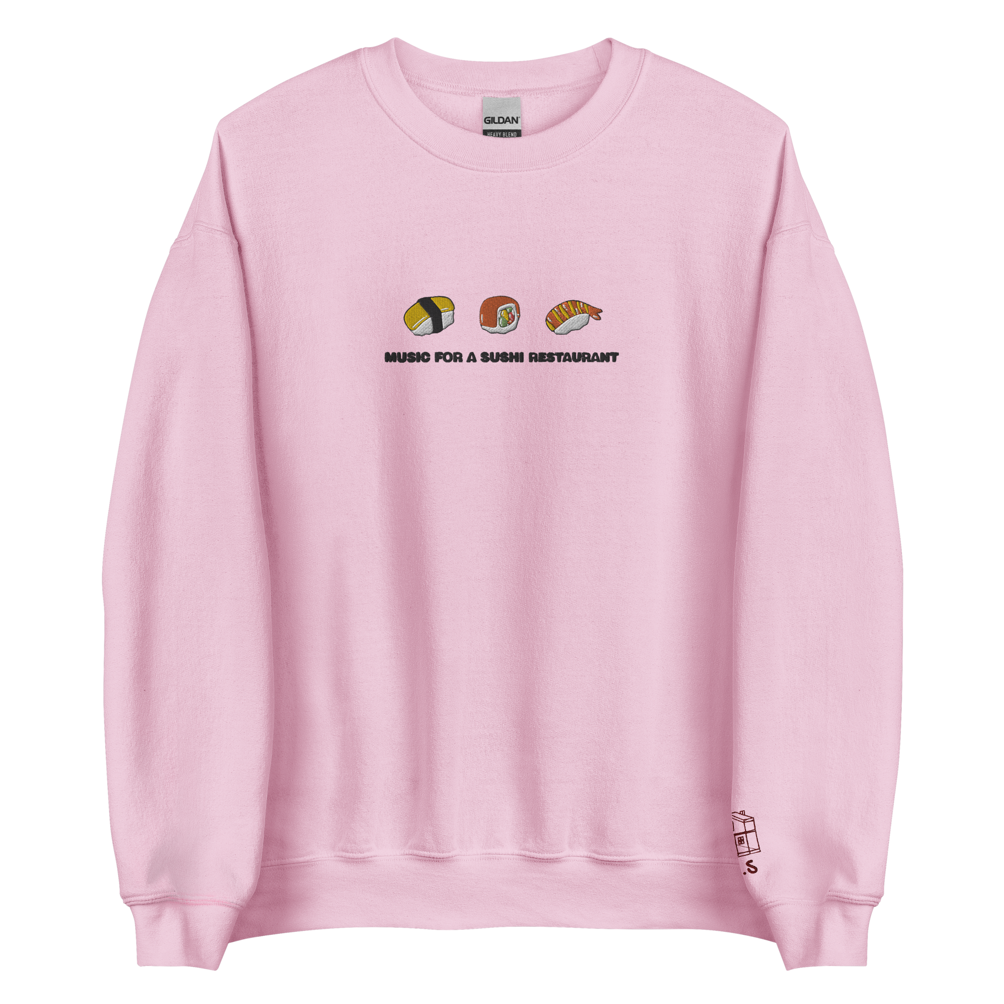 Music For A Sushi Restaurant - Embroidered Crew Neck