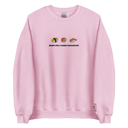 Music For A Sushi Restaurant - Embroidered Crew Neck