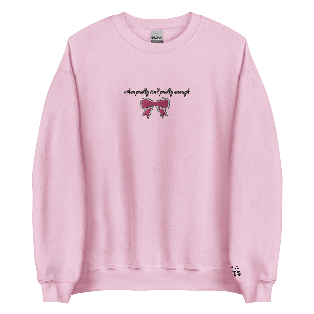 pretty isn’t pretty - Embroidered Crew Neck