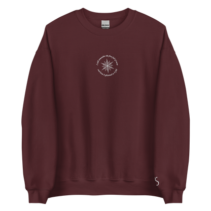 The First Fall Of Snow - Embroidered Crew Neck
