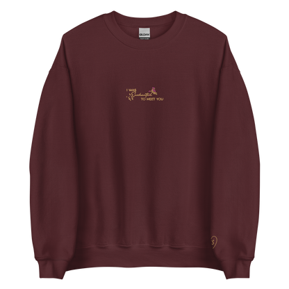 Enchanted - Embroidered Crew Neck