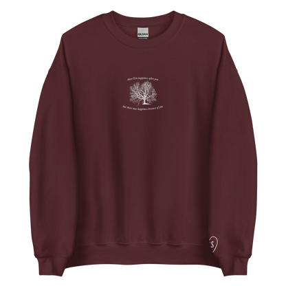 happiness - Embroidered Crew Neck
