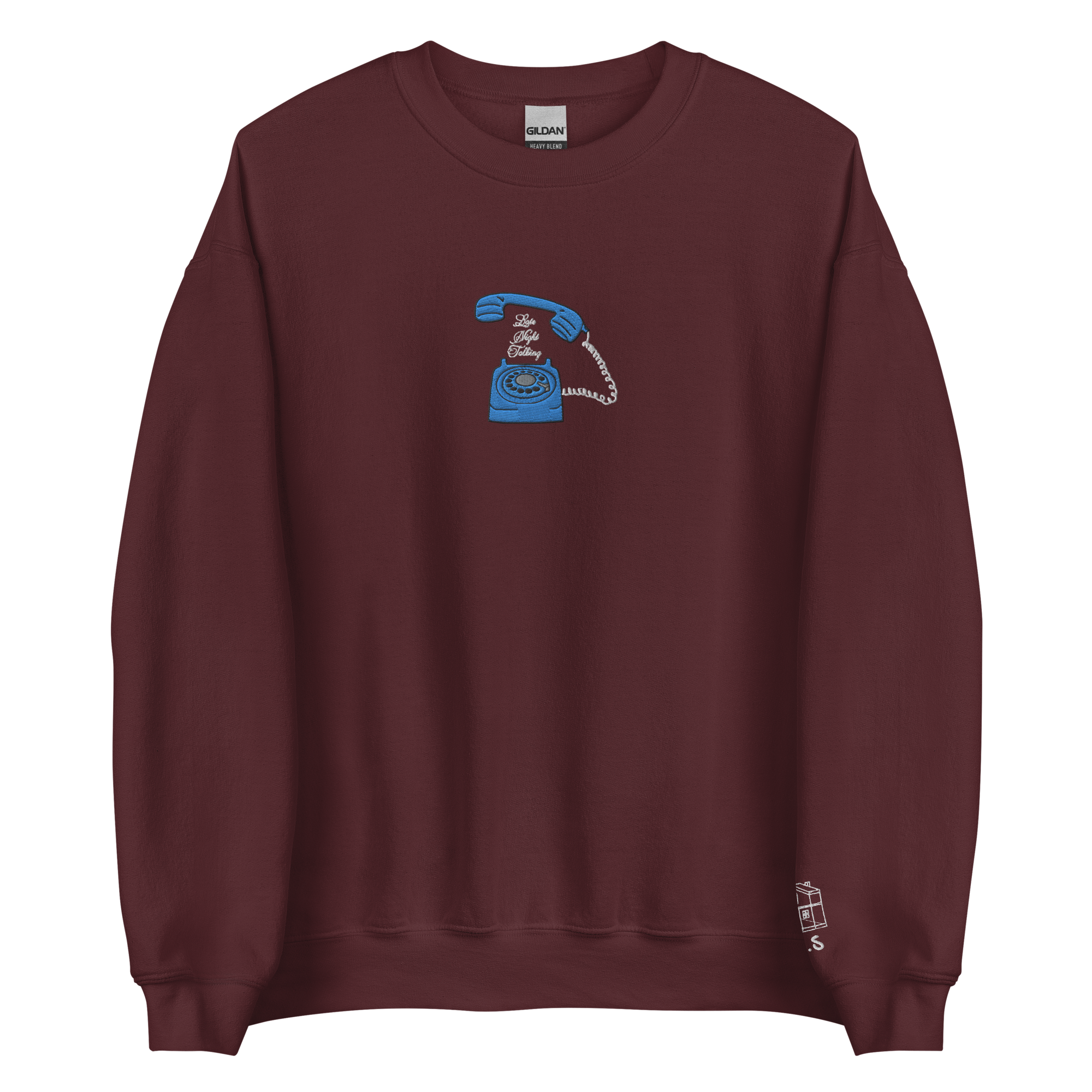 Late Night Talking - Embroidered Crew Neck