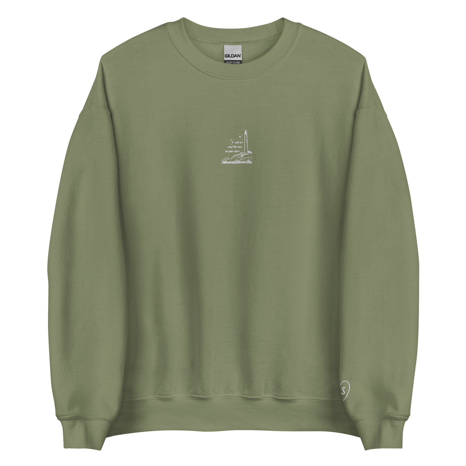 Salt Air - Embroidered Crew Neck
