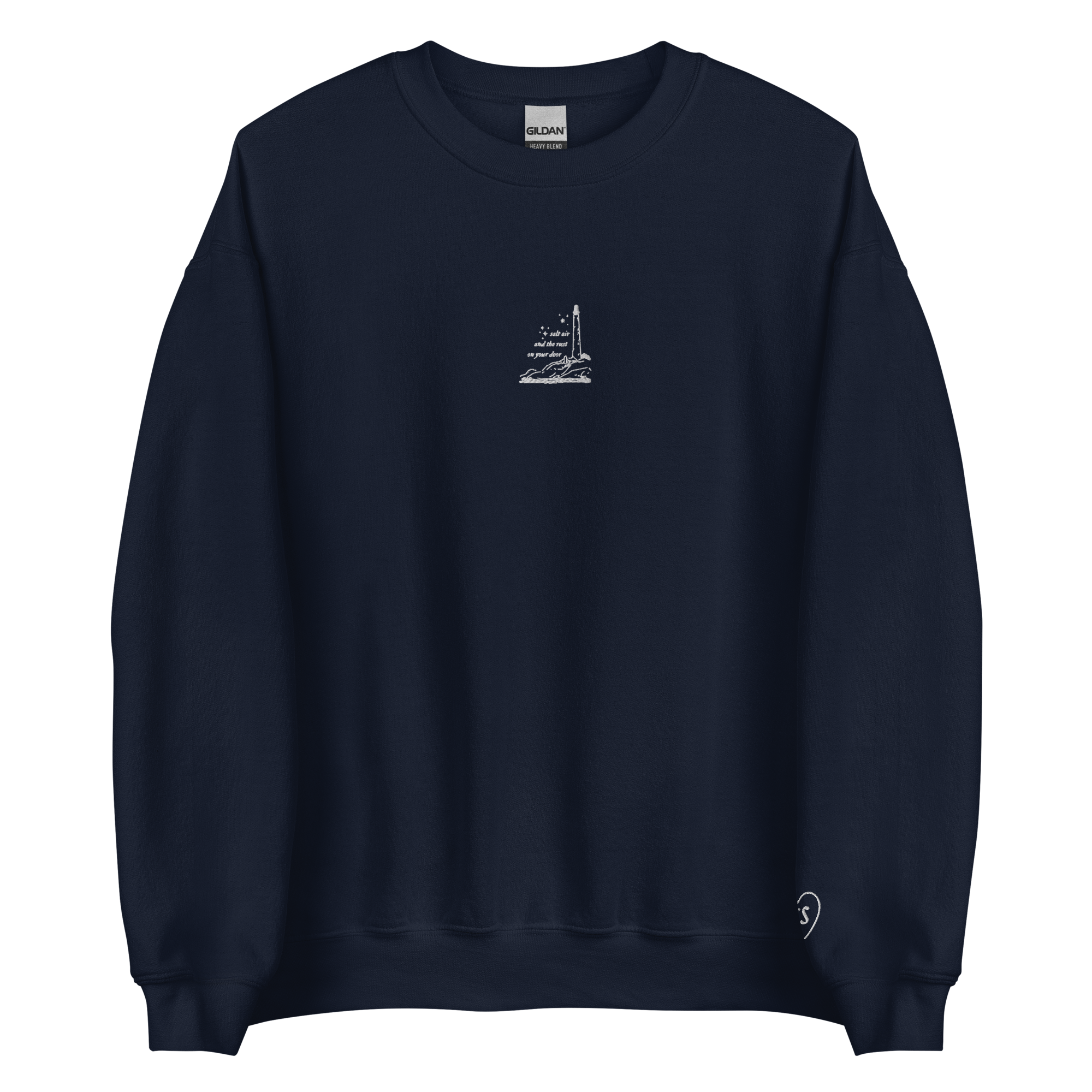 Salt Air - Embroidered Crew Neck