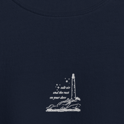 Salt Air - Embroidered Crew Neck