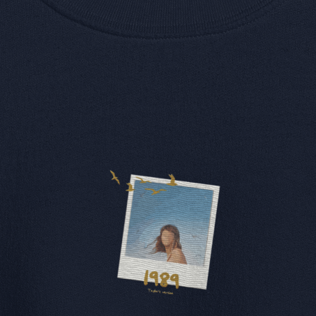 1989 TV Album Polaroid - Embroidered Crew Neck