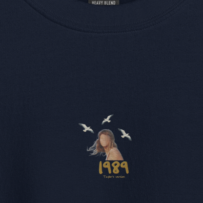 1989 TV Album Cover - Embroidered Crew Neck