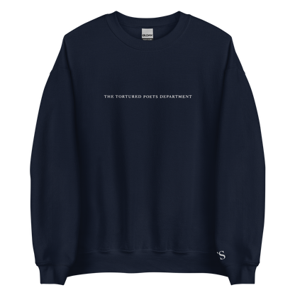 The Tortured Poets Department - Embroidered Crew Neck