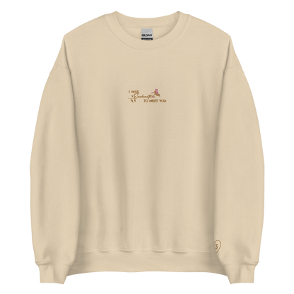 Enchanted - Embroidered Crew Neck