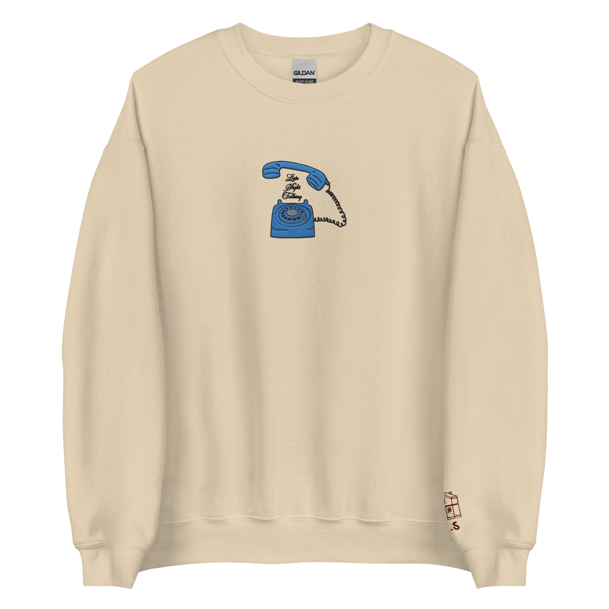 Late Night Talking - Embroidered Crew Neck
