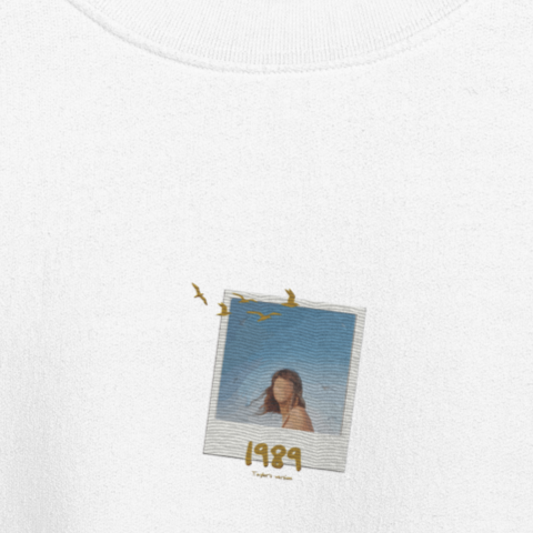 1989 TV Album Polaroid - Embroidered Crew Neck