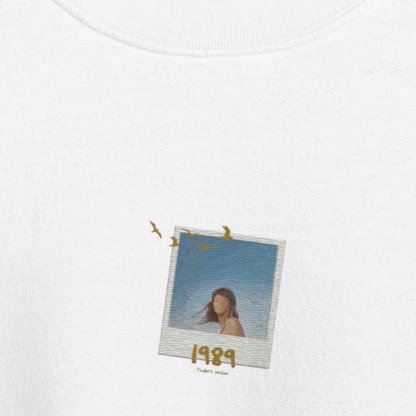 1989 TV Album Polaroid - Embroidered Crew Neck