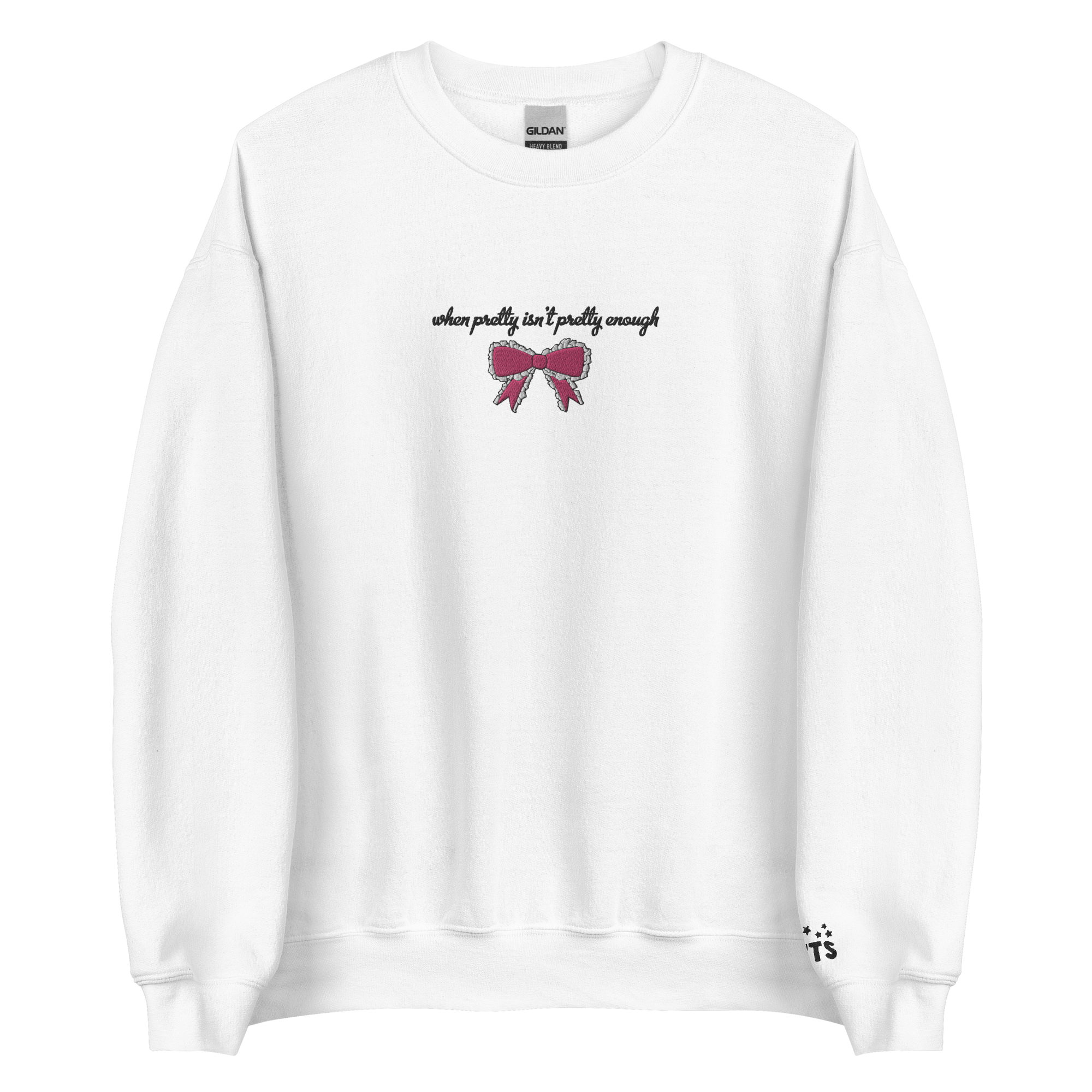 pretty isn’t pretty - Embroidered Crew Neck